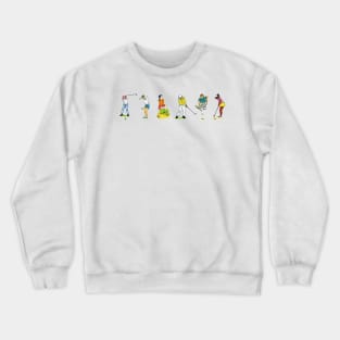 Playing golf Crewneck Sweatshirt